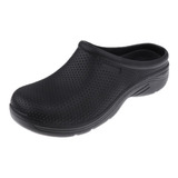 Zuecos De Cocina Completa Unisex Negro Chefs Zapatos De Segu