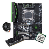 Kit Gamer Placa Mãe Huananzhi X99 F8 Xeon E5 2680 V4 128gb