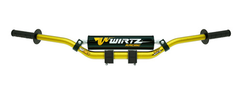 Manubrio Wirtz® W3d 28mm Fatbar + Anclajes + Puños 