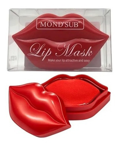 Caja De Mascarillas Hidratantes De Labios Red Mondsub 22pcs