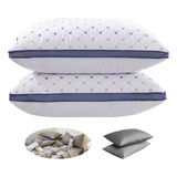 Set 2 Almohadas Spring Air Suaves+2pcs Funda De Almohada