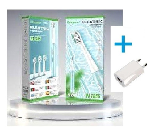 Cepillo De Dientes Electrico 360 Grados C/base 4 Repuestos