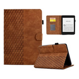 Funda De Piel Marrón Para Amazon Kindle Paperwhite 4/3/2/