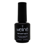 Meline Top Coat Matte Esmalte Semipermanente Gel On Off Color Top Matte