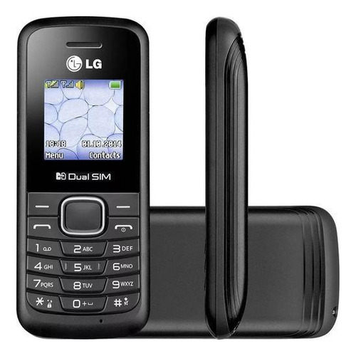 Celular Ideal Para Idoso Simples LG B220 Dual Chip Rádio Fm