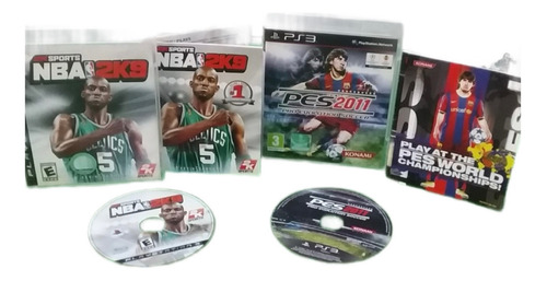 Ps 3 Jogo 2ksports Nba2k9 +pes 2011 Pro Evolution Soccer