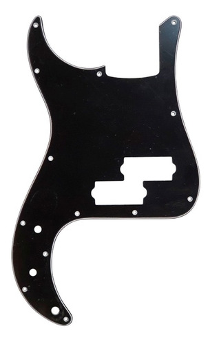 Pickguard Sambong M17-z Negro Tipo Precision Bass Zurdo