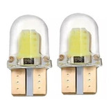 2 Pcs Led T10 Mini Pellizco Con Silicon Gel Moto Carros