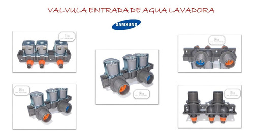 Valvula Entrada De Agua Lavadora Samsung Original 