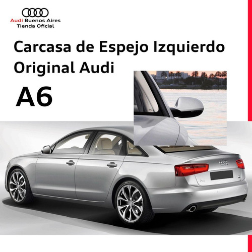 Cacha Carcasa De Espejo Izquierdo Audi A6 2008 Al 2010 Foto 7