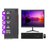 Computador Completo Mancer, Intel I3, 8gb, Hd 500gb, Monitor