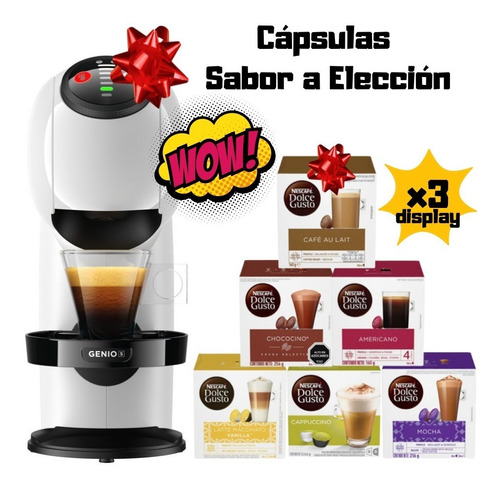 Cafetera  Genio S +3 Caja De Capsula Sabor A Elección