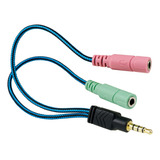 Adaptador Audio Jack 3.5mm A 2 Hembra Cable Audífonos