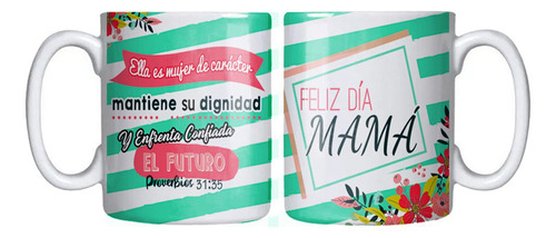 Tazón Día De La Madre Proverbios 31:35 Grafimax