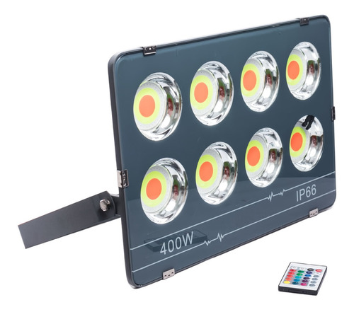 Reflector Led Rgb 400w Exterior Multicolor Colores Montable