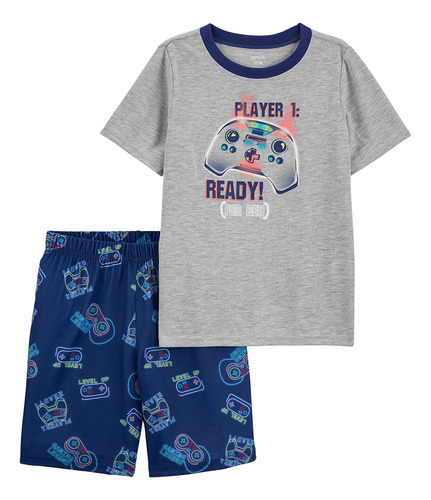 Carter´s Set 2 Piezas Pijama Remera Y Short 3n708710