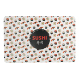 Kit 6 Peças Jogo Lugar Americano Sushi Retangular Moderno