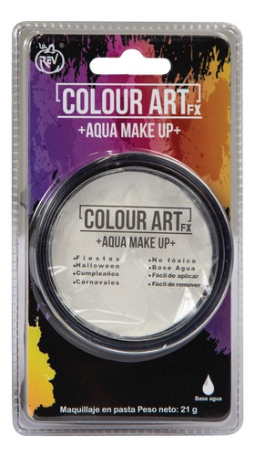 Maquillaje Colour Art Fx Pasta Blanco Para Disfraz Cosplay