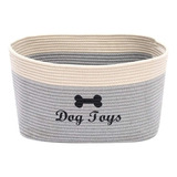 Cesta De Juguete Para Perros De Cuerda Suave Con Asa - Morez