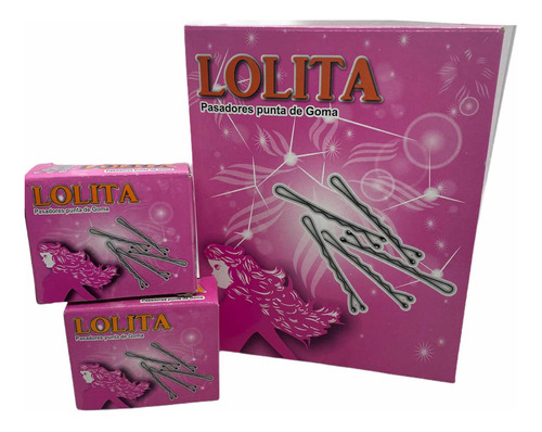 5 Cajas De Pasadores Para Cabello Rizadores Premium Lolita