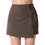 Falda Short Mujer Café Stfashion 72604800