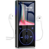 Reproductor Mp3 Gracioso, 48gb, Con Bluetooth 5.0, Negro