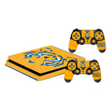 Skin Para Playstation 4 Slim Modelo (40338ps4s) Fútbol