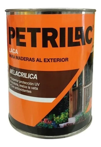 Laca Melacrilica Petrilac Ext/int Doble Filtro X 4lt Pintumm