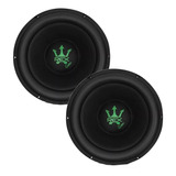 02 Falante Sub Magnum Rex 10 Pol 400w Rms 4+4 Dupla E 4 Ohms