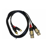 Cable Xlr Hembra A Rca 1.5mt Rean Nra0100015