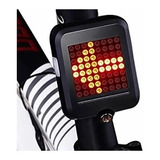 Lanterna Traseira Bike Inteligente Seta Luz Freio Usb 64 Led