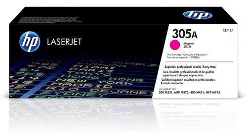 Cartucho De Toner Hp 305a Magenta Laserjet Original Ce413a