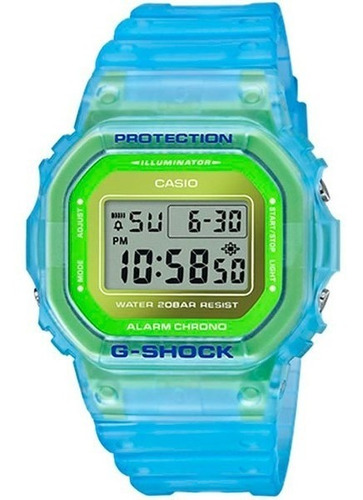 Relógio Casio G-shock Dw-5600ls-2dr Semitransparente