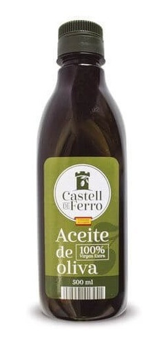 Aceite De Oliva Español - Castell De Ferro - Botella × 500ml
