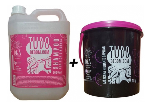 Kit Shampoo 5 L + Máscara 2,5 Kg Day To Day - Nutrição Dka