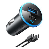 Adaptador De Cargador De Coche Usb C  Cargador Usb De Encend