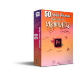 50 Projetos Títulos Texto Casamento Para Adobe Premiere