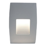 Balizador Parede Escada Ip65 Led 2w Branco Quente Embuti 4x2