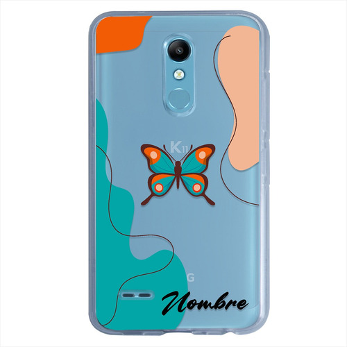 Funda Para LG Mariposas Personalizada Tu Nombre