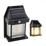 Arandela Luminaria Solar Externa Luz Recarregável Lâmpada