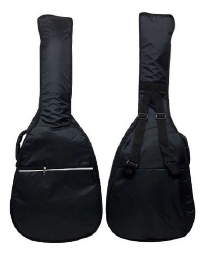 Funda P Guitarra Criolla Impermeable Reforzada Color Negro