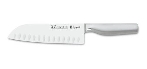 Cuchillo Inox. Santoku 18 Cm 1626  3 Claveles