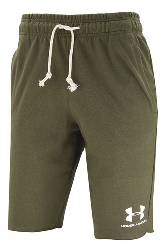 Short Under Armour Hombre Terry Training Verde