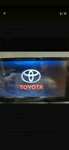 Estereo  Pantalla Wiifii   Original  Solo  Toyota Yaris