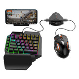 Kit Gamer 4en1 Bluetooth Para Celular Compatible Con Android