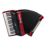 Acordeon A Piano Hohner A16431s Bravo Iii 80 Bajos Rojo 