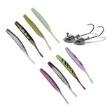 Isca Artificial Shad Soft Bait Silicone W182 Kit C/6 Cores