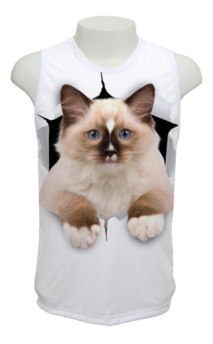 Camiseta Gato Ragdoll - Ml01 - Regata