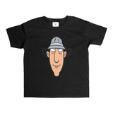 Remera Negra Niños Inspector Gadget R95