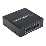 Divisor Señal Hdmi Splitter 1080p 3d Full Hd 1 X 2        Qm